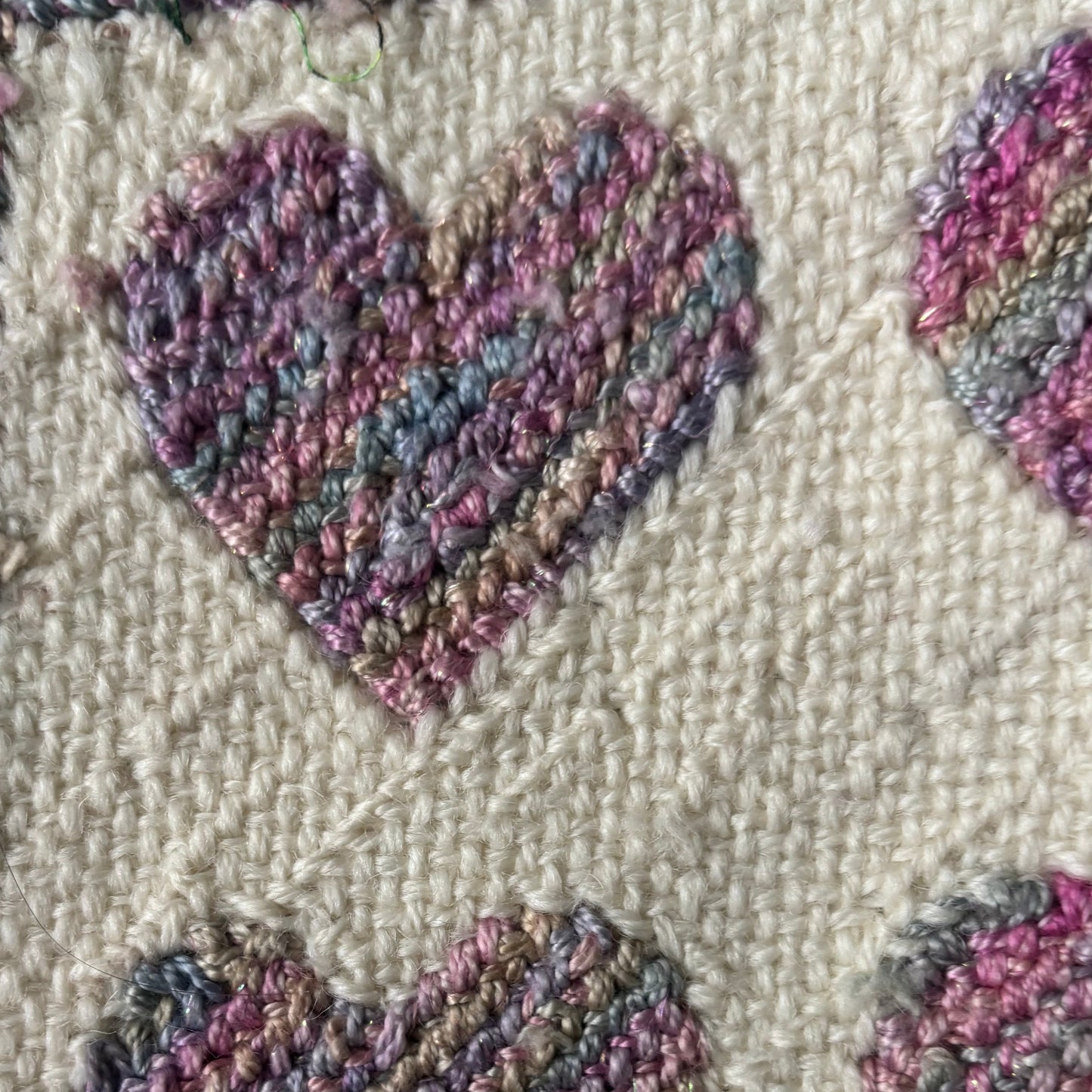9 Hearts WIP - Janice’s Needlepoint stash