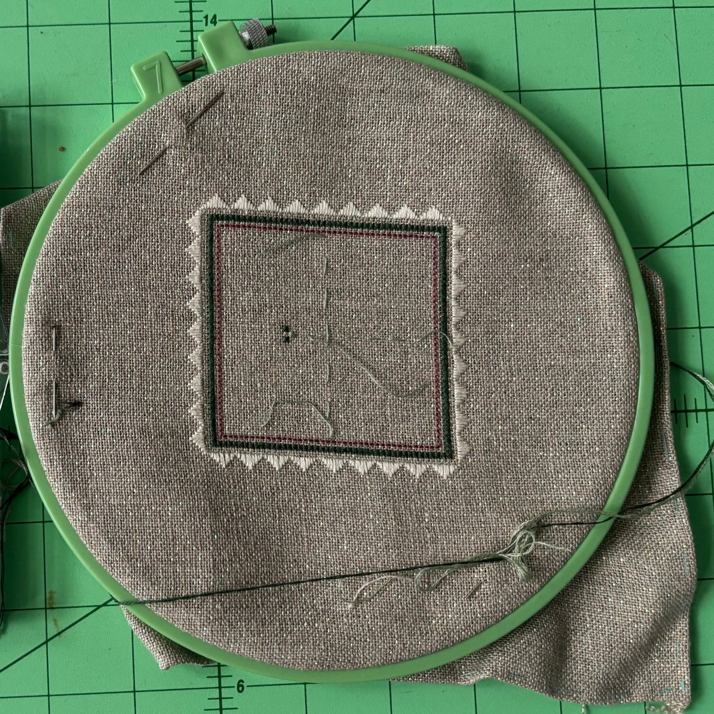 The Potpourri Heart Kit - Needlepoint kit from Janice’s Stash