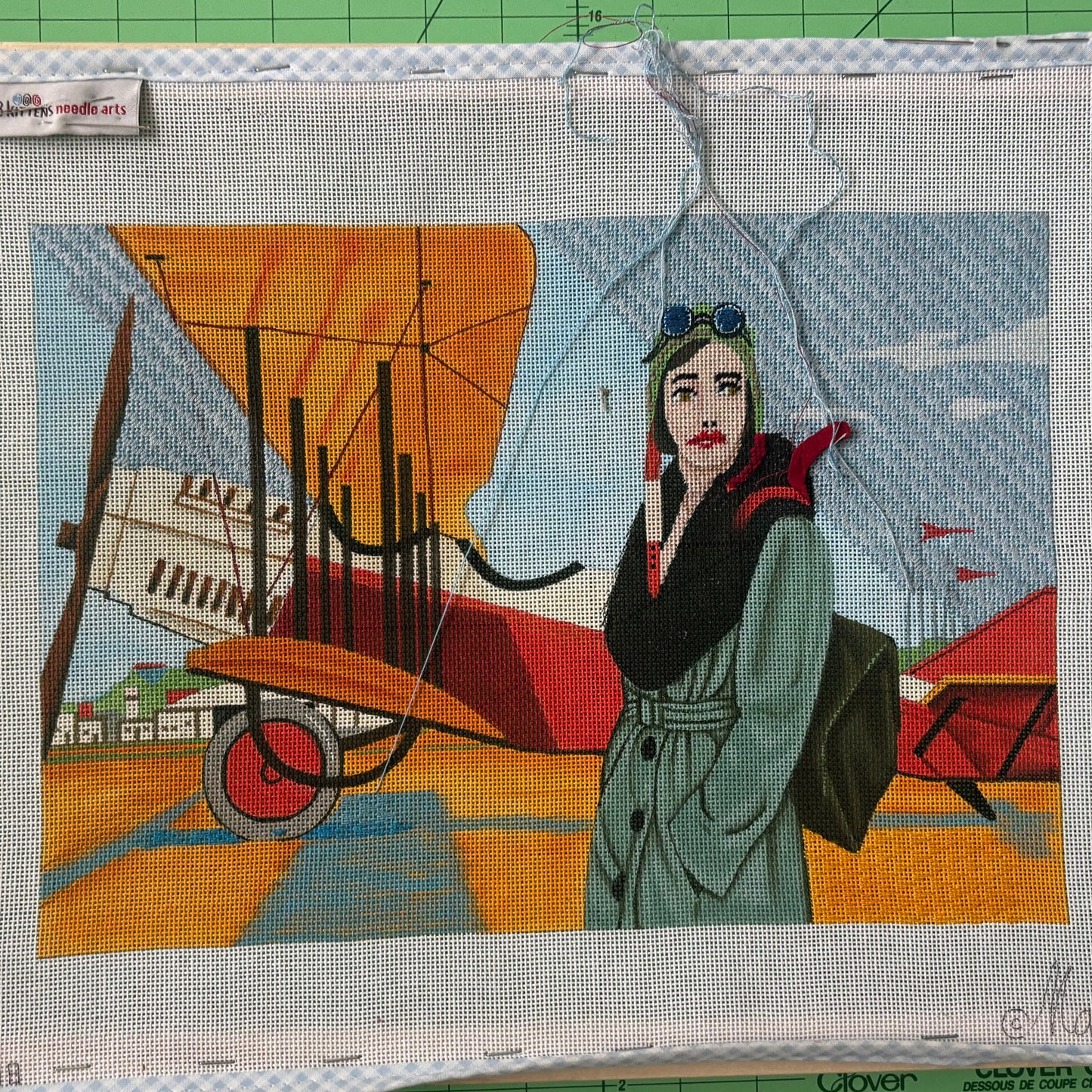 Pilot Needlepoint Canvas WIP - Janice’s Stash