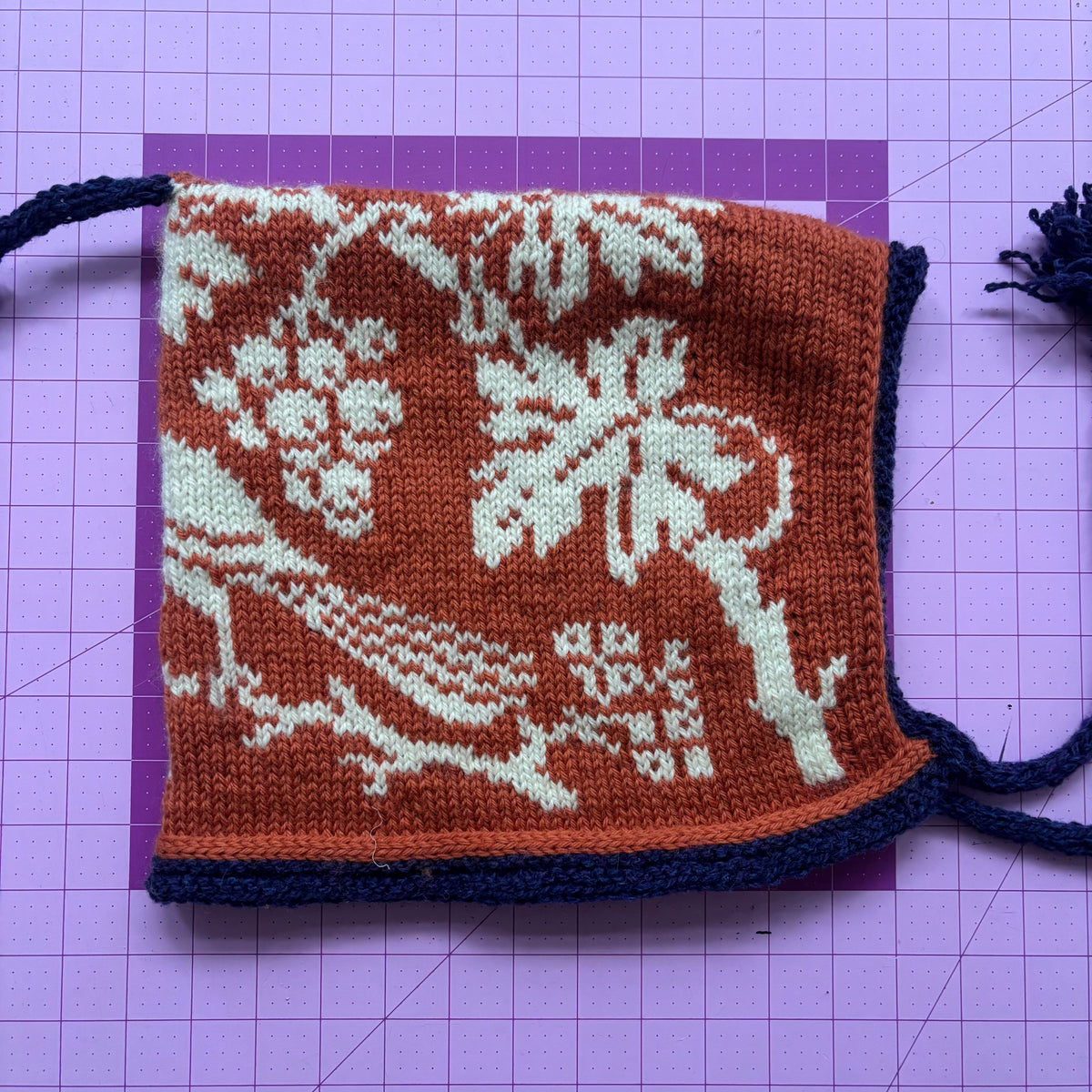 Autumn Birds (Orange and Purple)