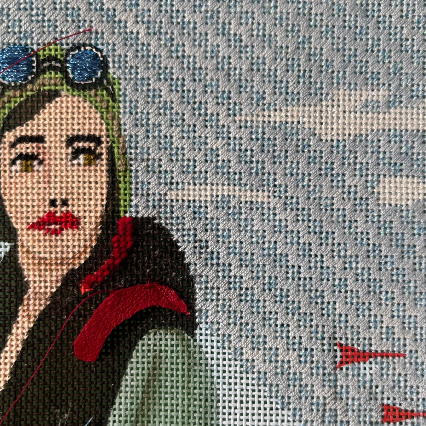 Pilot Needlepoint Canvas WIP - Janice’s Stash